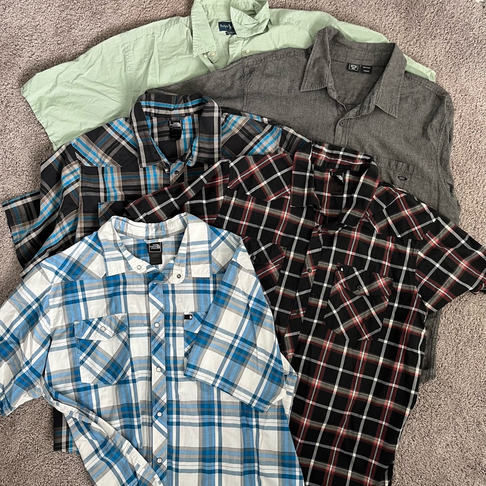 LOT - Men’s XXL Name Brand S/S Button Downs